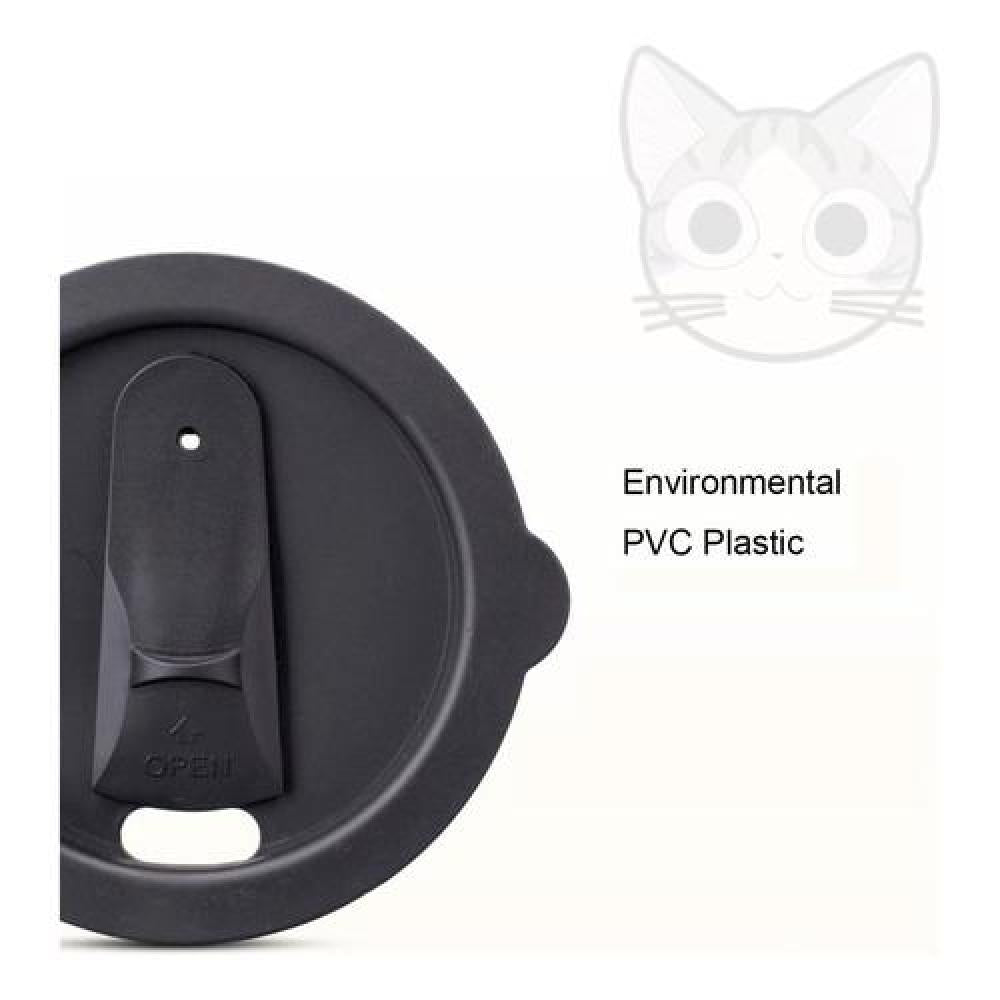 Tazón ceramica gatito Chi c/ tapa cuchara y bombilla