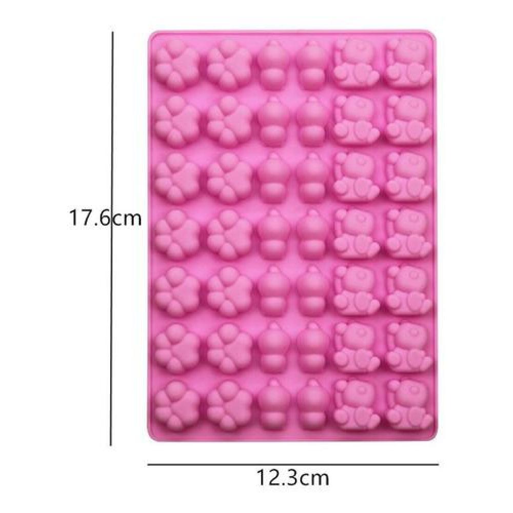 Molde de silicona mini gatito patita