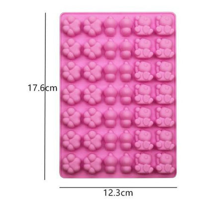 Molde de silicona mini gatito patita