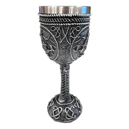 Copa Cáliz Resina Acero masónico templario