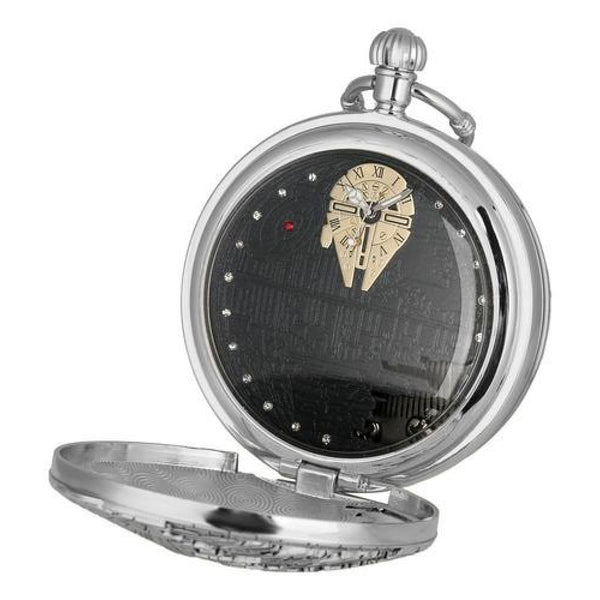 Reloj de bolsillo estrella de muerte premium star wars