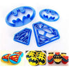 Molde Para Galletas Fondat Batman Superman Heroes Dc Comic