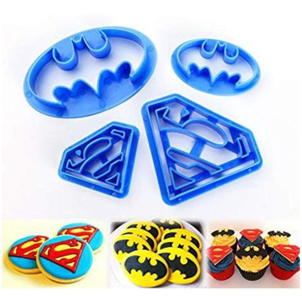 Molde Para Galletas Fondat Batman Superman Heroes Dc Comic