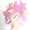 Guirnaldas De Papel Estrellas Dos Colores  4 Metros