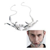 Máscara de Lujo cadenas de metal Cyber punk Gothic cosplay