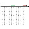 Cortinas Led 3x3 M 320 led solo serial 8 modos Estoykuku