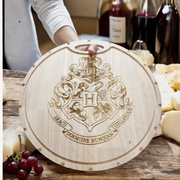 Tabla picoteo coctel / Picar escudo de Hogwarts Harry Potter