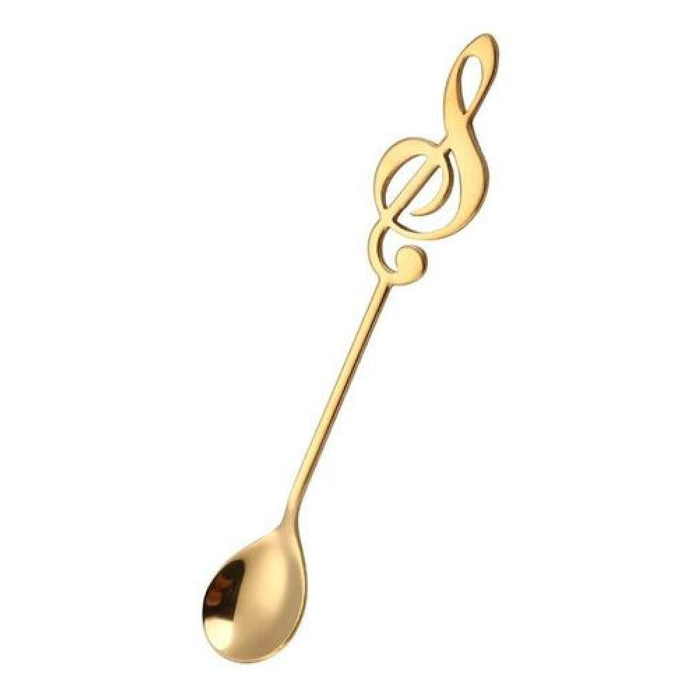 Cuchara Acero inoxidable llave de sol nota musical estoykuku