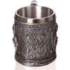 Taza Resina Acero Inox Caballero Medieval Templario