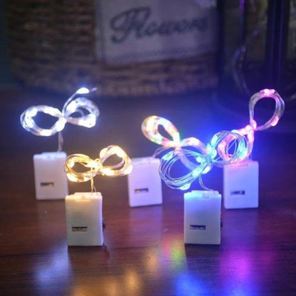 Guirnaldas Micro Led Cobre Hadas 2 Mts 20 A Pilas Incluidas