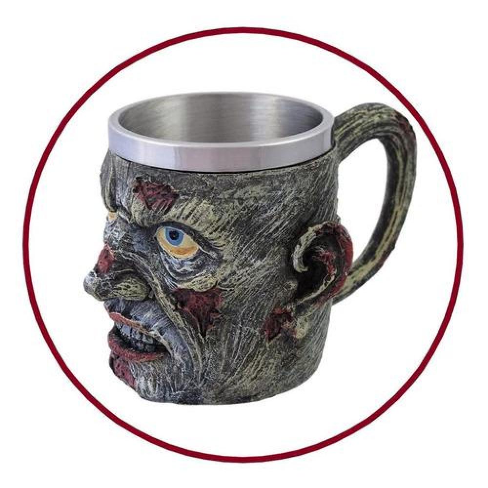Tazón resina acero Zombie terror