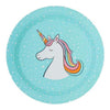 Set Cumpleaños Cotillon Unicornio  10 Niños Rainbow Kawaii