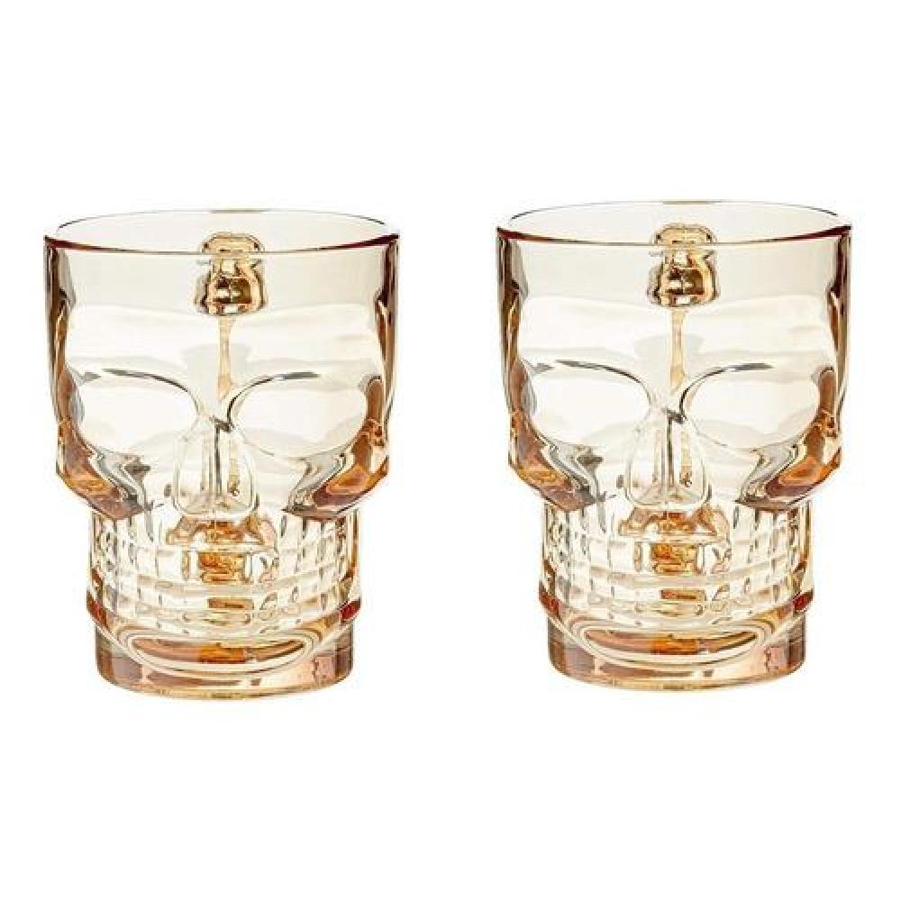 Set 2 Vasos Shopero Calavera Skull Colores
