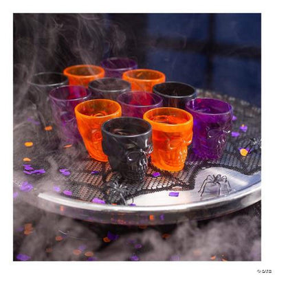 Pack 4 shot calaveras Skull colores Arcoiris tequila