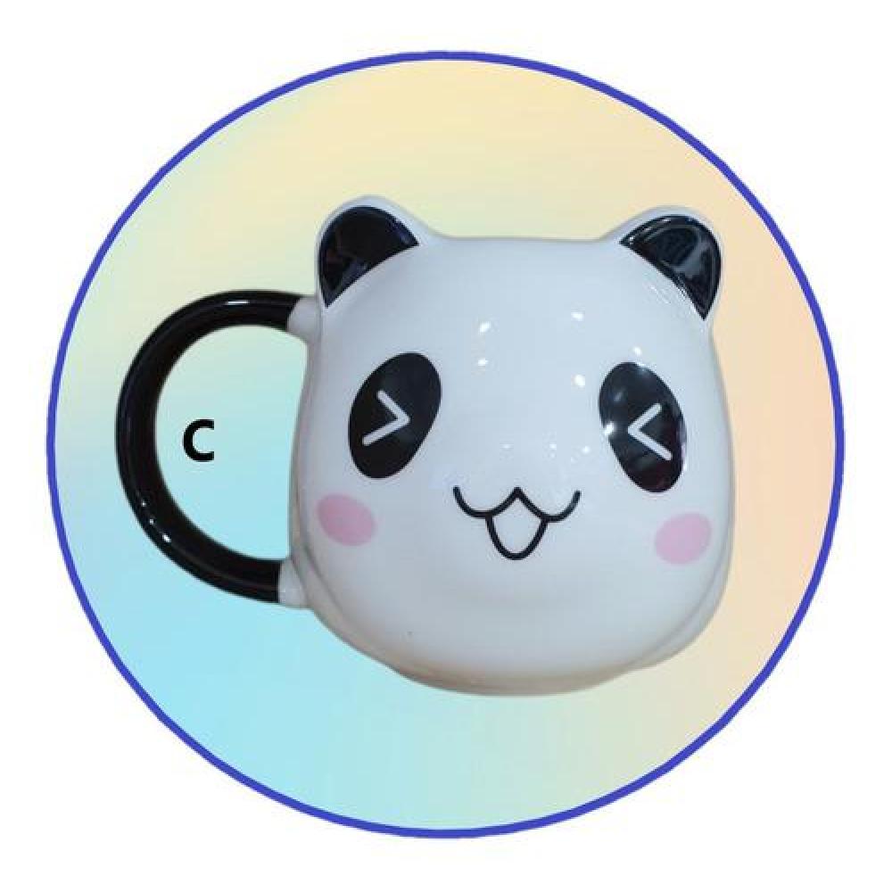 Tazón 3D cerámica oso panda Panditas Kawaii