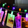 Luces Clip Pilas(perritos) Para 20 Fotos 3 Mts Multicolores