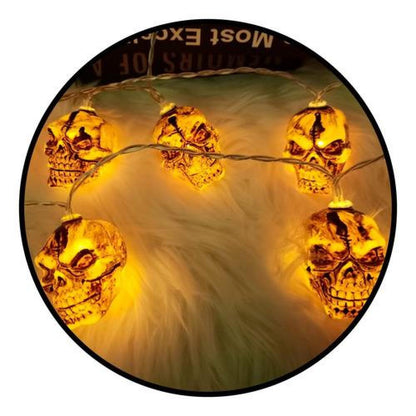 Guirnalda Led Calaveras Hallowen skull led