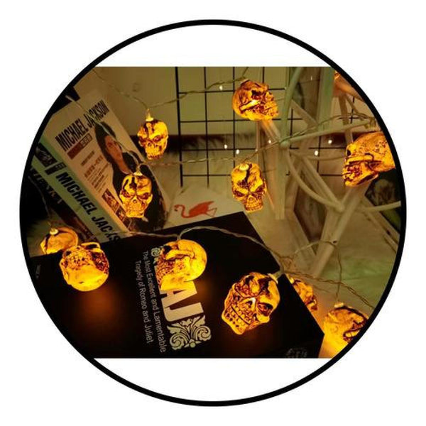 Guirnalda Led Calaveras Hallowen skull led