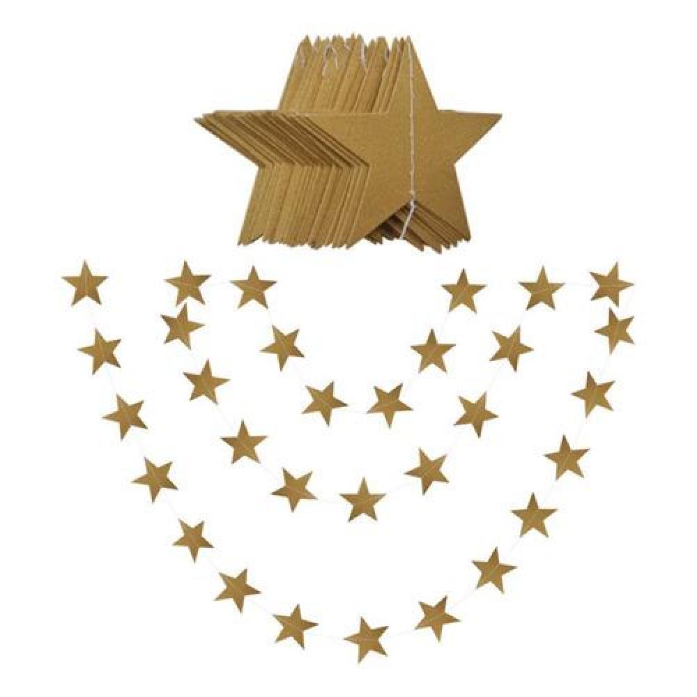 Guirnaldas De Papel Estrellas  4 Metros Candy Bar