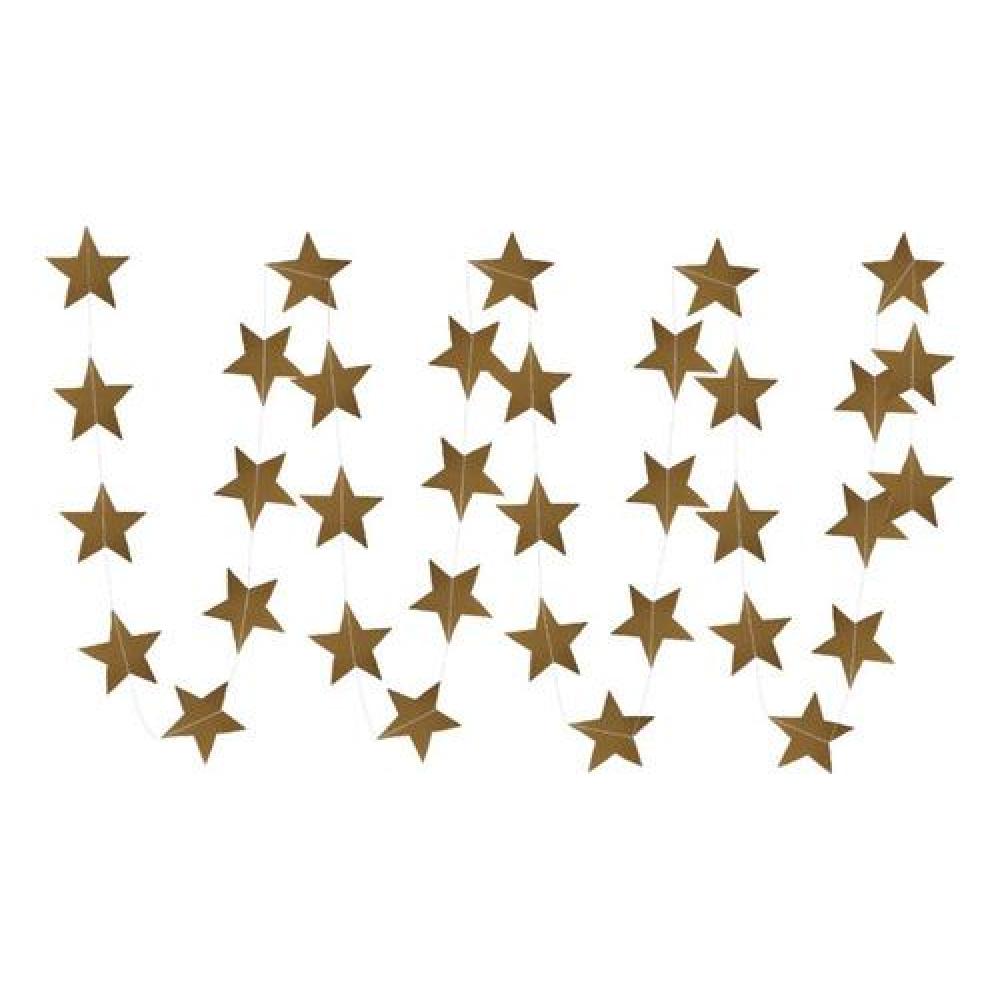Guirnaldas De Papel Estrellas  4 Metros Candy Bar
