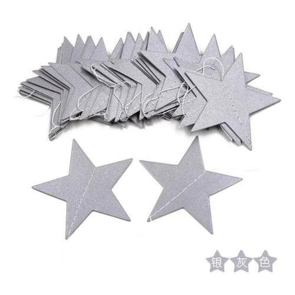 Guirnaldas De Papel Estrellas  4 Metros Candy Bar
