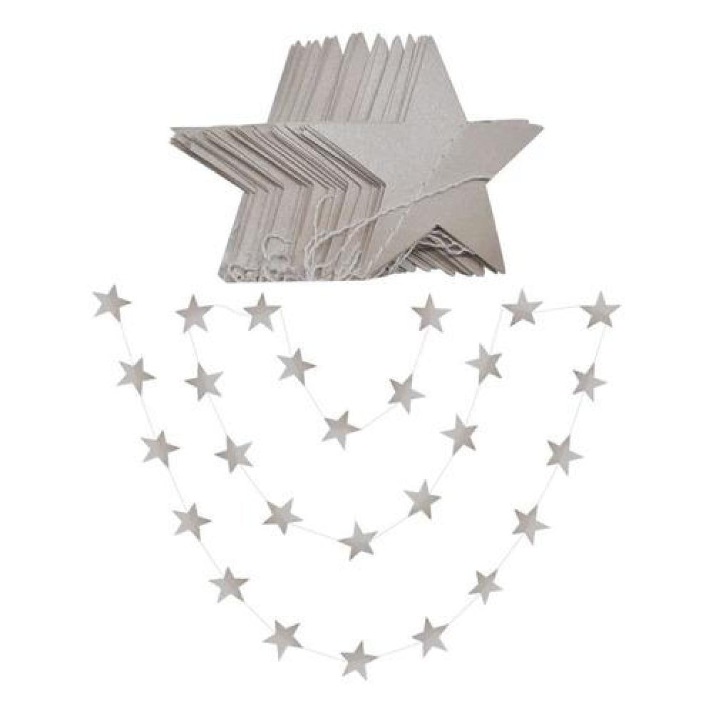 Guirnaldas De Papel Estrellas  4 Metros Candy Bar