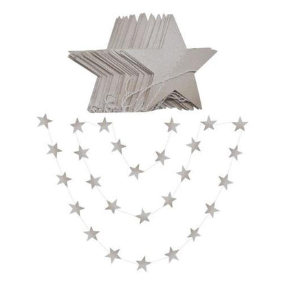 Guirnaldas De Papel Estrellas  4 Metros Candy Bar