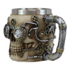 Taza Grande Resina Inoxidable Craneo Gótico Robot