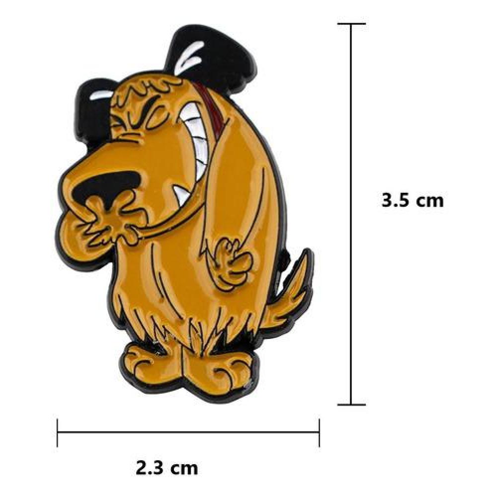 Broche pin divertido Perro Patán autos locos vintage
