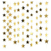 Guirnaldas De Papel Estrellas Espejo Oro Plata Rosa 4 Metros