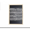 Pizarra Vintage Retro Tablero Letra Intercambiables Fieltro1