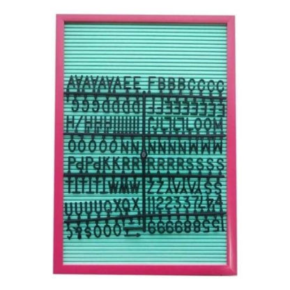 Pizarra Vintage Retro Tablero Letra Intercambiables Fieltro1