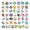 Pack Sticker cute baby pokemon picachu, psyduck, Charmander