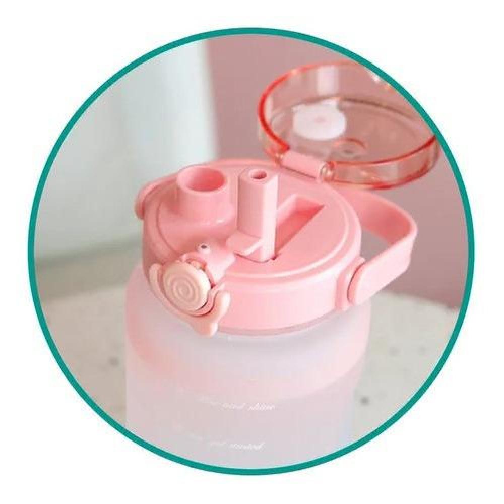 Botella De Agua Jumbo 2 Litros Motivacional Kawaii Sticker