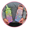 Botella De Agua Jumbo 2 Litros Motivacional Kawaii Sticker