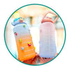 Botella De Agua Jumbo 2 Litros Motivacional Kawaii Sticker
