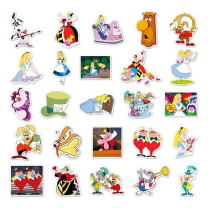 Set Stickers calcomonias Alicia en el país de las Maravillas