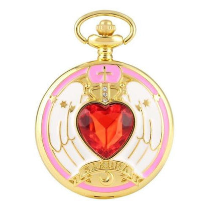 Reloj De Bolsillo vintage Sakura card captor corazon mod2