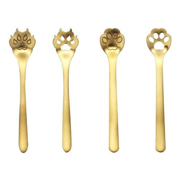 cuchara patitas de Gatitos kawaii estoykuku