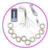 Cortinas micro Led 3x3 M 300 led hadas Fairy light Rosada