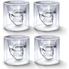 Pack Vasos Shot Calavera doble vidrio