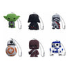 Pack 6 llaveros Star Wars Darth Vader, R2D2, Stormtooper