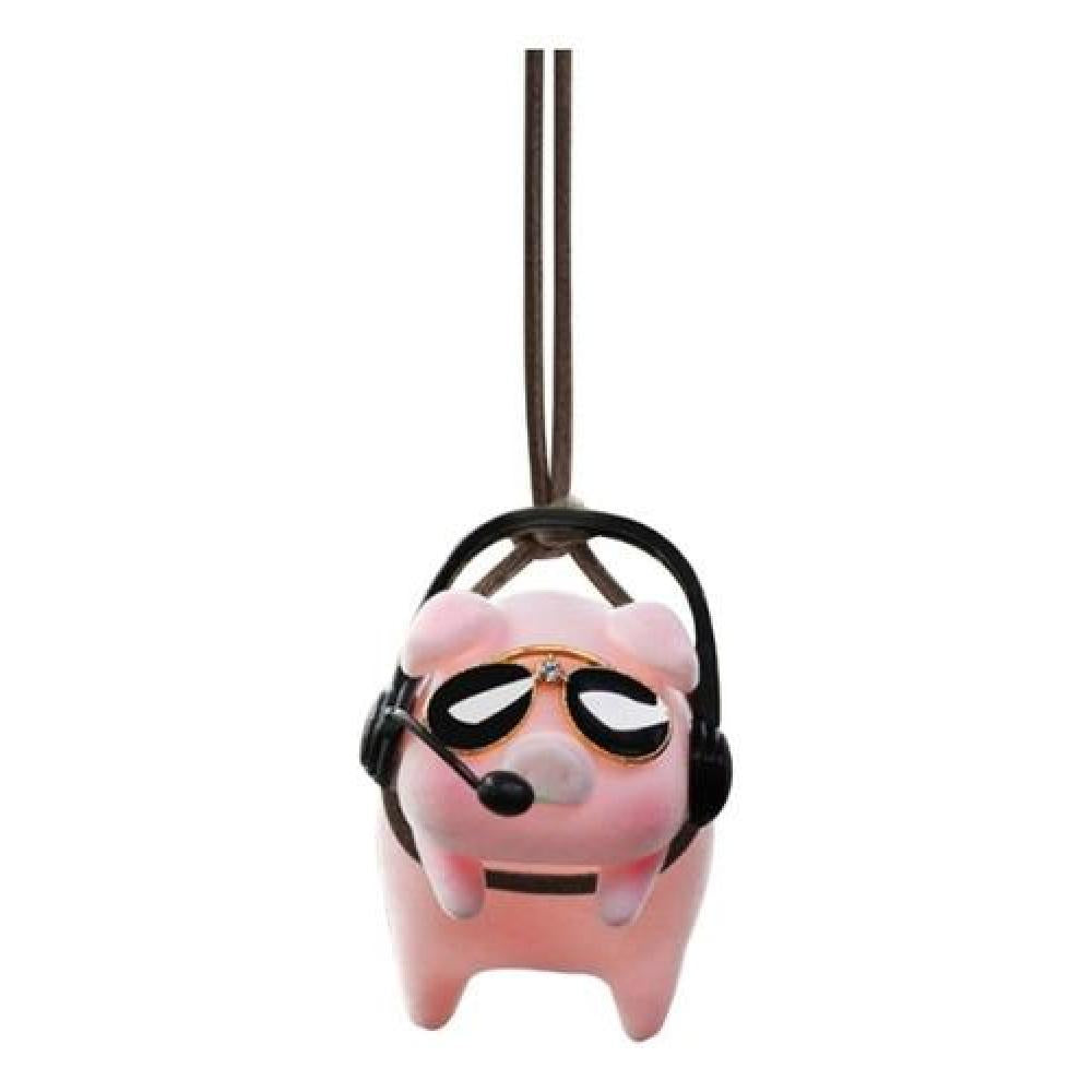 Adorno Colgante chanchito Love pig decoracion Automovil - Rosa