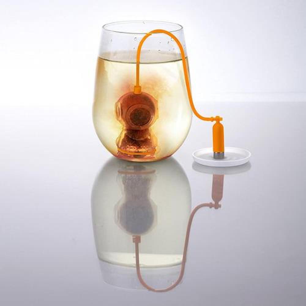 Infusor de té silicona divertido  Buzo submarino
