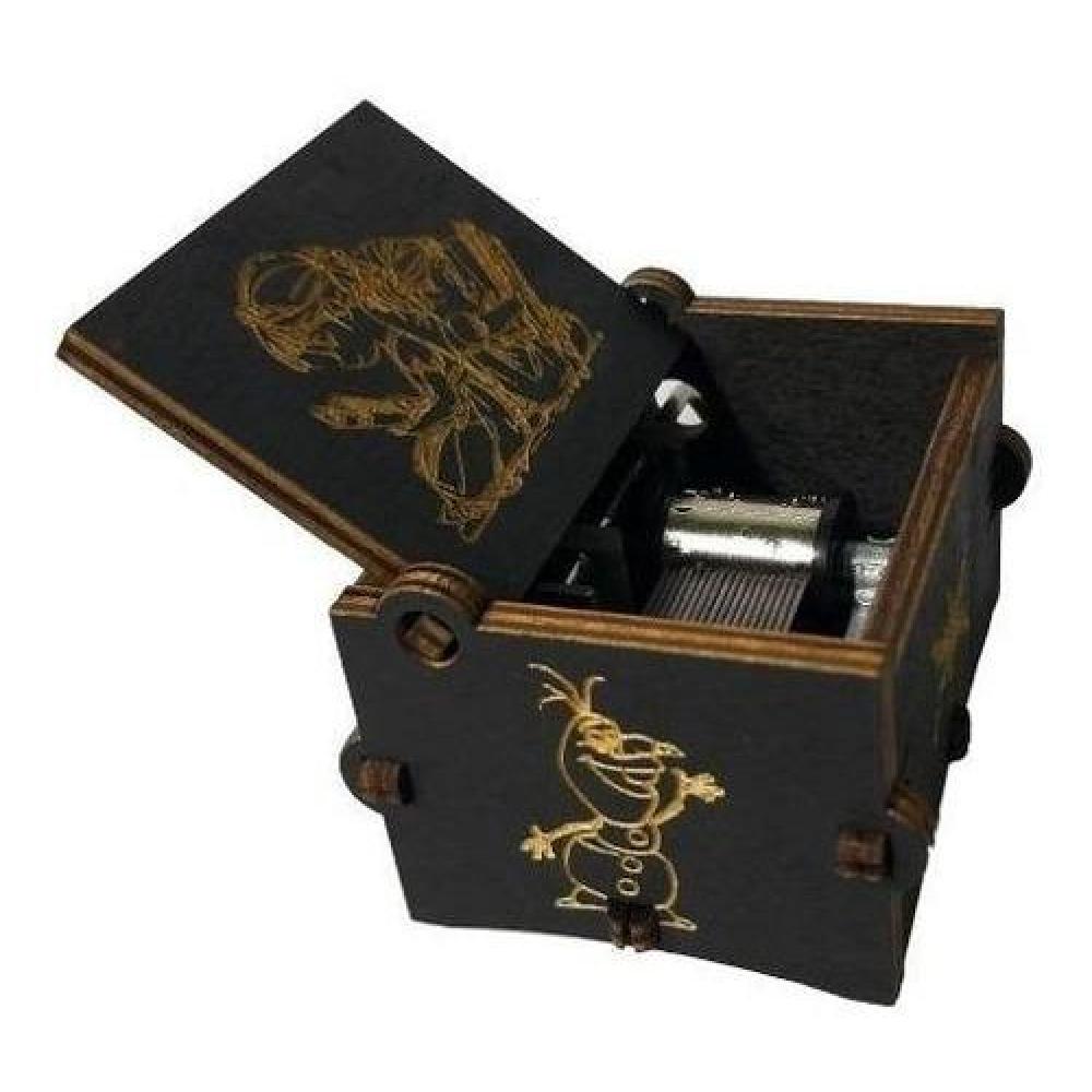 Caja Musical Frozen Black Pink Let It Go Estoykuku