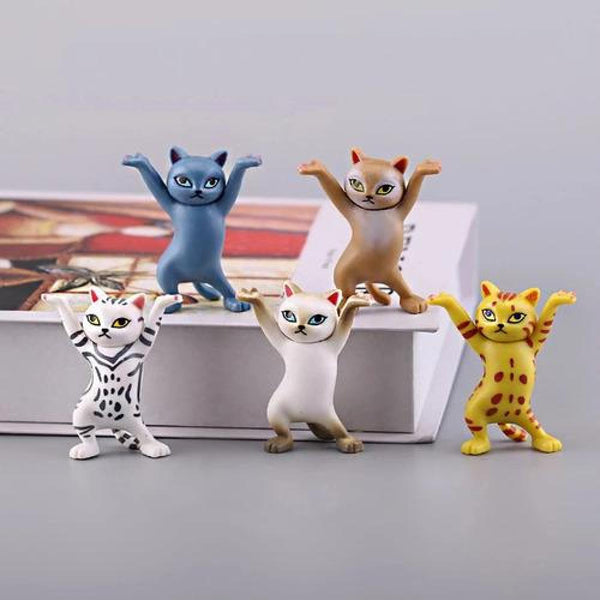 set 5 Mini gatitos portalapices airpods