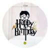 Topper Torta Feliz Cumpleaños Harry Potter Adorno torta