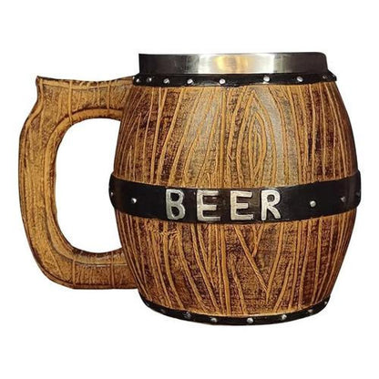 Tazon resina Beer cerveza simulacion barril madera barrica