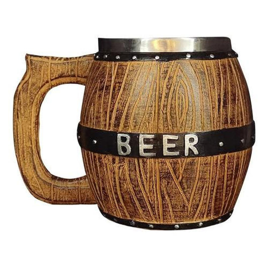 Tazon resina Beer cerveza simulacion barril madera barrica