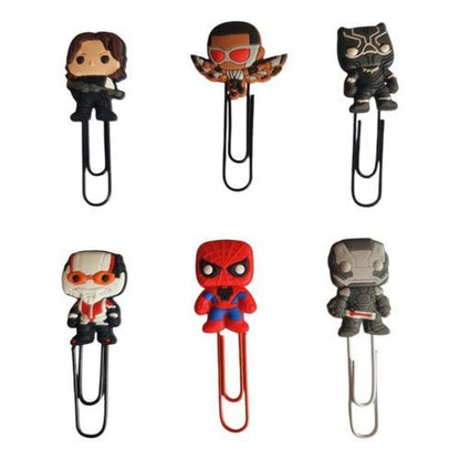 Set Marcadores Clip de paginas de Heroes avengers guardianes